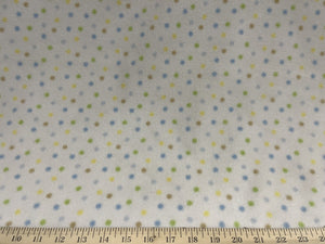 Anti-Pill Pastel Swiss Dots Fleece 609