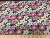 Anti-Pill Daisies Floral On Purple Fleece 700