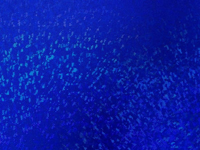 Metallic Hologram Foil Spandex LIGHT ROYAL
