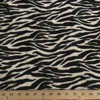 Velboa Small Black White Zebra Prints