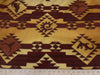 Anti-Pill Rust Brown Southwest Stripes Fleece 475