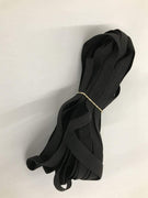 5 Yard Bundle Black 3/8" Elastic