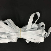 1 Yard White 1/2" Elastic