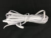 1 Yard White 1/4" Elastic