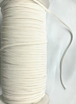 1 Yard OFF-White/IVORY 1/8" Elastic