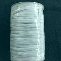 150 Yard Roll Braided White 1/4" Elastic