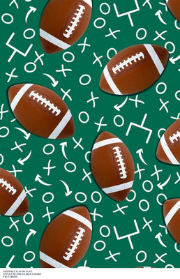 Premium Anti-Pill Green Football Fleece 163