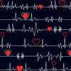 Premium Anti-Pill Heartbeat Fleece 182 "LAST PIECE MEASURES 2 YARDS