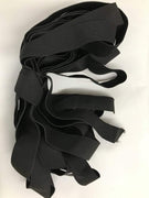 1 Yard Bundle Black 3/4" Elastic