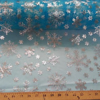 Snowflake Organza TURQUOISE