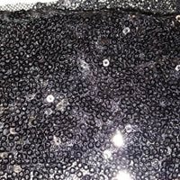 Embroidered Glitz Sequins BLACK