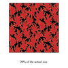 Anti-Pill Red Flames Fleece 205