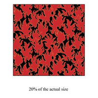 Anti-Pill Red Flames Fleece 205