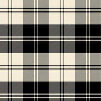 Premium Anti-Pill Double Take Plaid Ivory Fleece 230