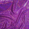 Metallic Hologram Foil Spandex PURPLE