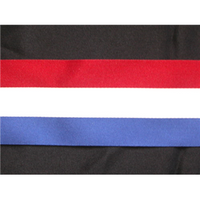 RWB Striped Ribbons 5/8" 7/8" 1 1/2" 3"