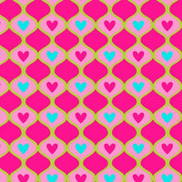 Premium Anti-Pill Diamond Hearts Fleece 265