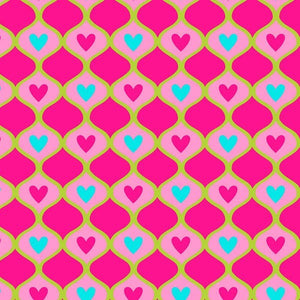 Premium Anti-Pill Diamond Hearts Fleece 265