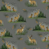 Premium Anti-Pill Peaceful Deer Fleece 288
