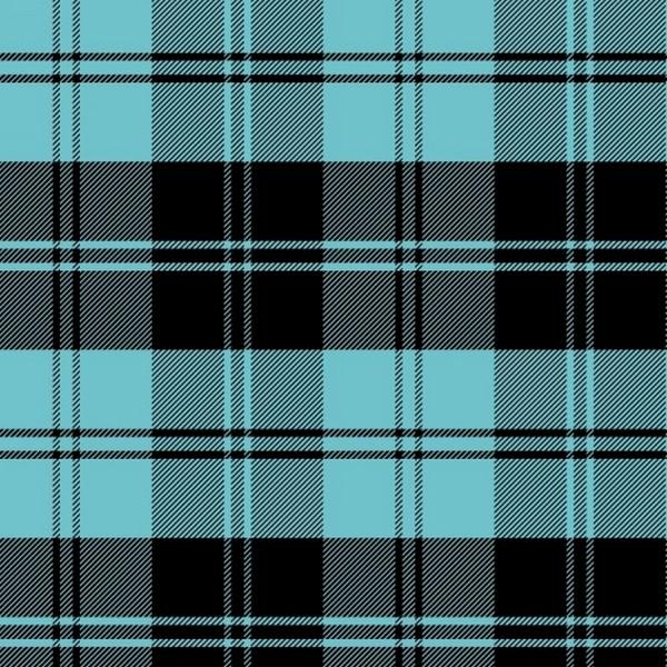 Premium Anti-Pill Double Take Plaid Turquoise Fleece 295