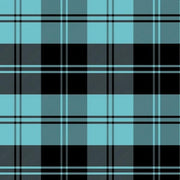 Premium Anti-Pill Double Take Plaid Turquoise Fleece 295