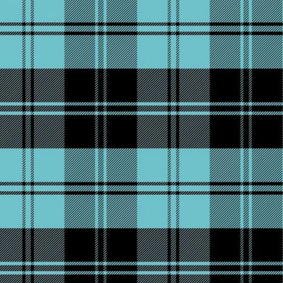 Premium Anti-Pill Double Take Plaid Turquoise Fleece 295