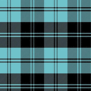 Premium Anti-Pill Double Take Plaid Turquoise Fleece 295