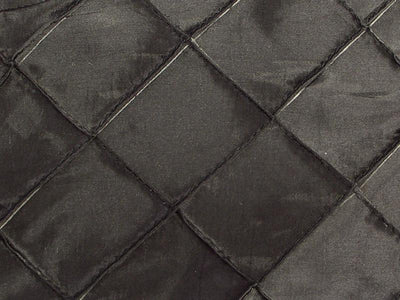 Taffeta Diamond Pintuck BLACK 2