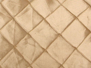 Taffeta Diamond Pintuck CHAMPAGNE 2"