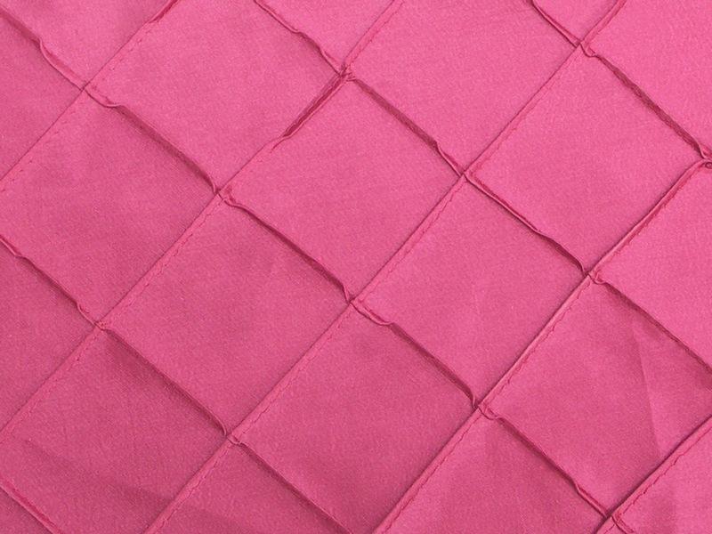 Taffeta Diamond Pintuck FUCHSIA 2"
