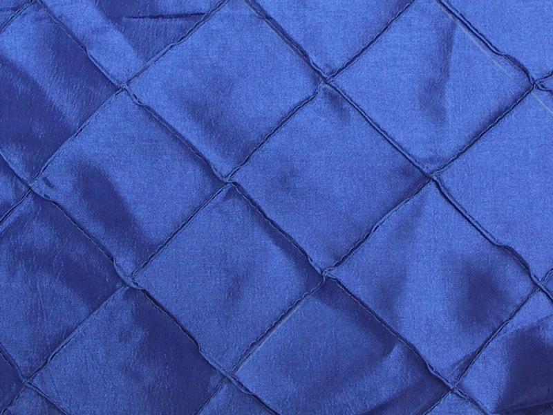 Taffeta Diamond Pintuck ROYAL BLUE 2"