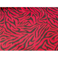 Zebra Red Black Fleece 301