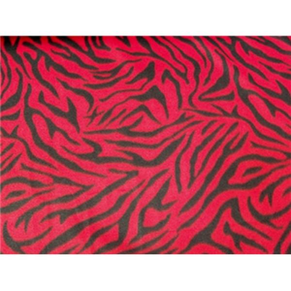 Zebra Red Black Fleece 301