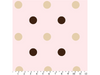 Anti-Pill Big Polka Dot Pink Fleece 311