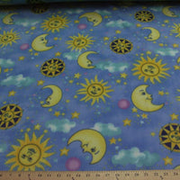 Premium Anti-Pill Celestial Light Blue Fleece 314