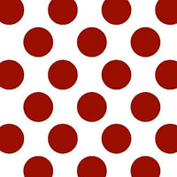 Anti-Pill Med Dots Red Fleece 331