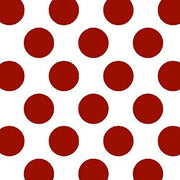 Anti-Pill Med Dots Red Fleece 331