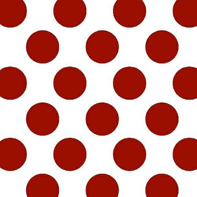 Anti-Pill Med Dots Red Fleece 331
