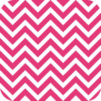 Chevron Charmeuse Satin FUCHSIA WHITE SP-14