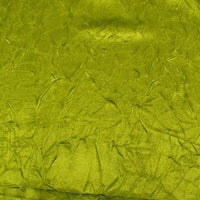 Crushed Charmeuse Satin OLIVE GREEN