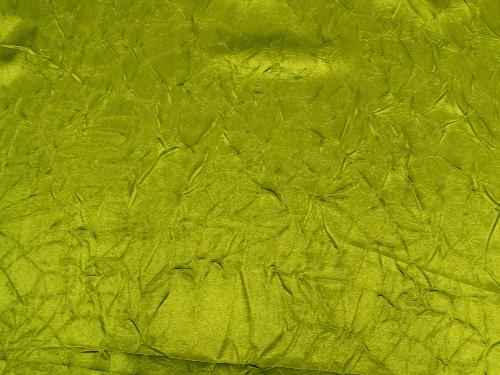 Crushed Charmeuse Satin OLIVE GREEN
