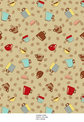Premium Anti-Pill Coffee Cups Fleece 127
