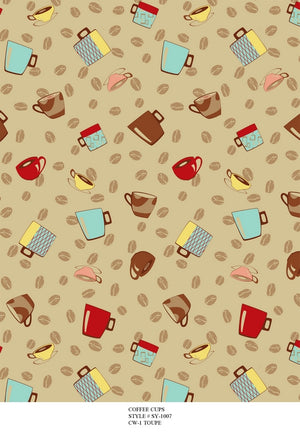 Premium Anti-Pill Coffee Cups Fleece 127