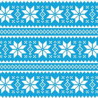 Premium Anti-Pill Nordic Star Turquoise Fleece 365