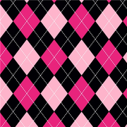 Premium Anti-Pill Classic Argyle Pink Fleece 366