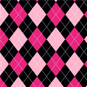 Premium Anti-Pill Classic Argyle Pink Fleece 366