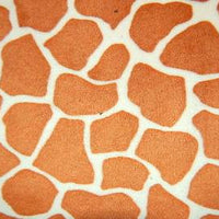 Giraffe Minky Cuddle Fur RUST CREAM