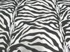 Zebra Dull Satin BLACK WHITE