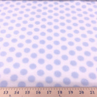 Anti-Pill Blue Polka Dot Fleece 423