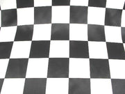 Checkered Dull Satin 3 INCH BLACK